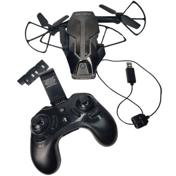 Propel Flex 2.0 Compact Folding Drone Quadcopter Black Barely Used HD Camera - Picture 3 of 6